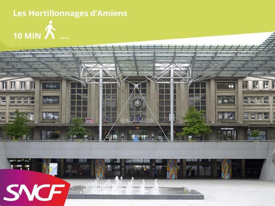 Magnifique 3 Chambres - Parking - Hyper Centre - Gare Amiens Luaran gambar